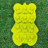 12 cavity Mini Teddy Bear Shape Candle Mould